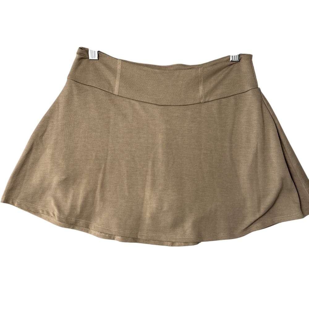 Skönhet Athletic Skort Women Medium Tan Brown Tennis Golf Activewear Skirt‎